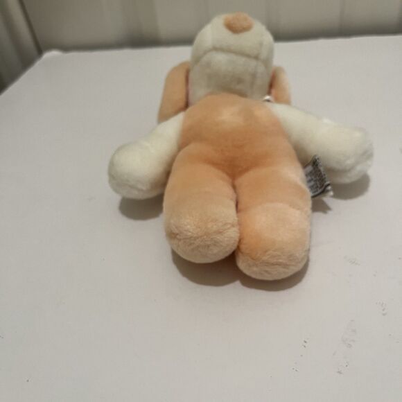 Snoopy 1968 Vintage Peach Tan Pink Plush 8" Stuffed Animal Dog Toy Peanuts - Picture 8 of 10